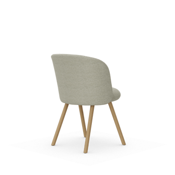 Mikado Side Chair stol - Nubia Cream-sand-natural oak - Vitra