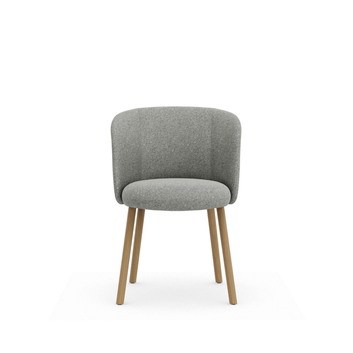 Mikado Side Chair stol, Nubia Cream-sierra grey-natural oak Vitra