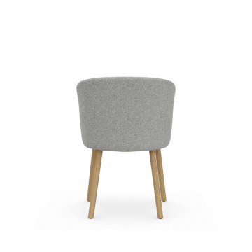 Mikado Side Chair stol - Nubia Cream-sierra grey-natural oak - Vitra