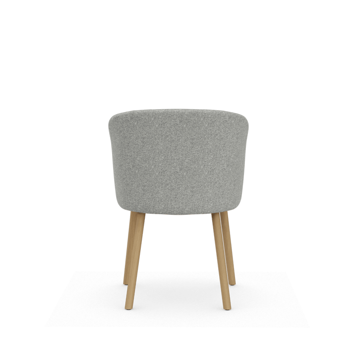 Mikado Side Chair stol, Nubia Cream-sierra grey-natural oak Vitra