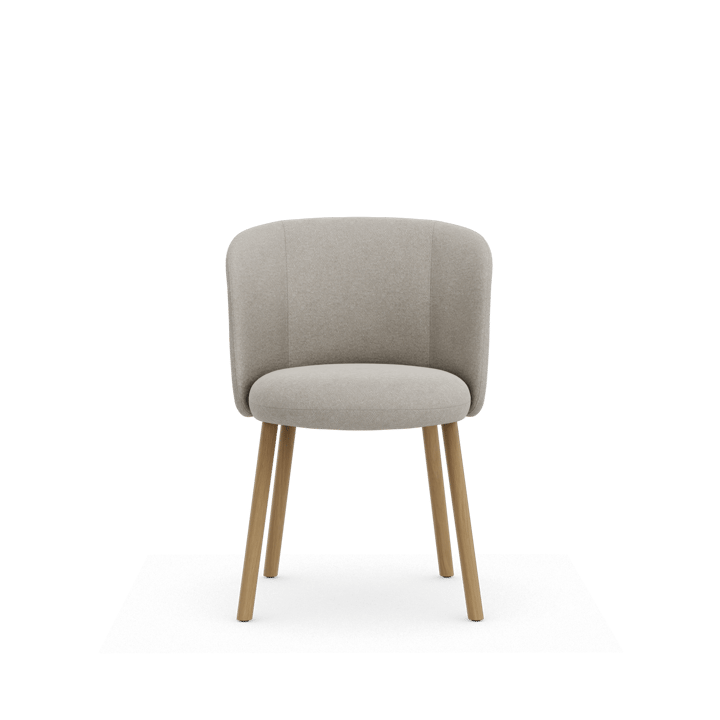 Mikado Side Chair stol, Nubia Ivory-pearl-natural oak Vitra