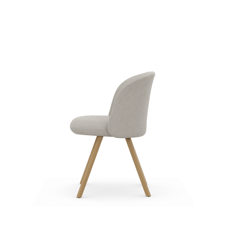 Mikado Side Chair stol, Nubia Ivory-pearl-natural oak Vitra