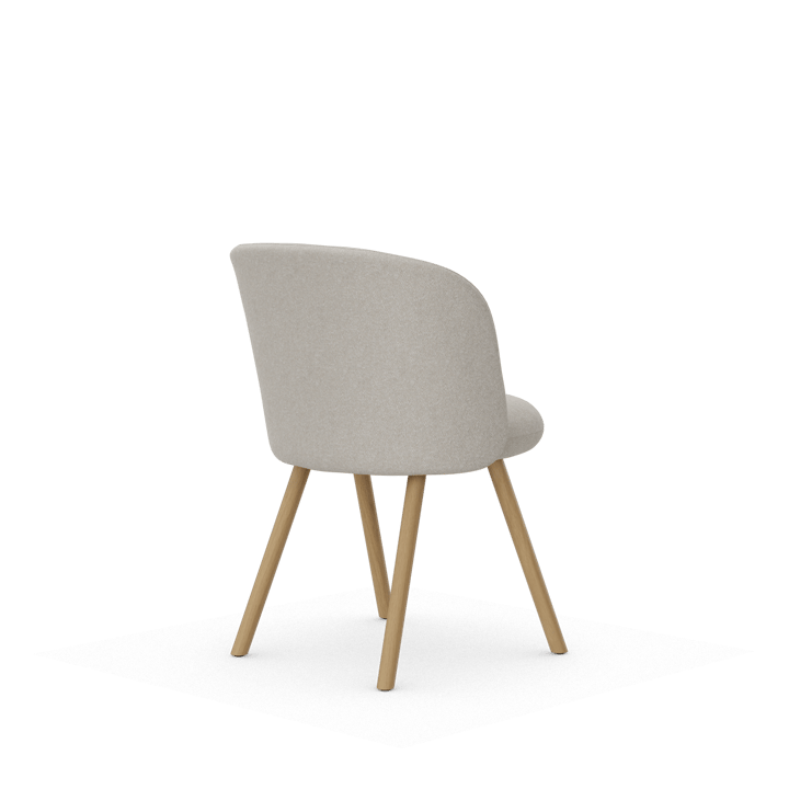 Mikado Side Chair stol, Nubia Ivory-pearl-natural oak Vitra