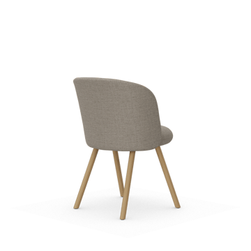 Mikado Side Chair stol - Savana Sand melange-natural oak - Vitra