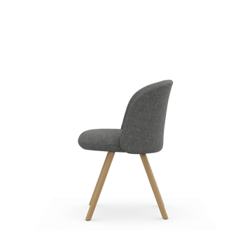 Mikado Side Chair stol - Savana Sierra melange-natural oak - Vitra