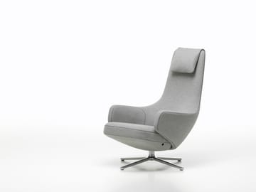 Repos fåtölj aluminiumstativ - Cosy 2 pebble grey - Vitra