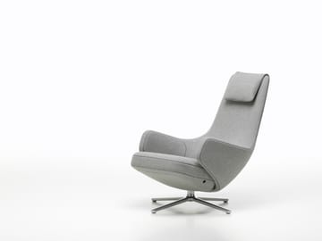 Repos fåtölj aluminiumstativ - Cosy 2 pebble grey - Vitra