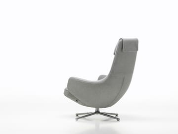 Repos fåtölj aluminiumstativ - Cosy 2 pebble grey - Vitra