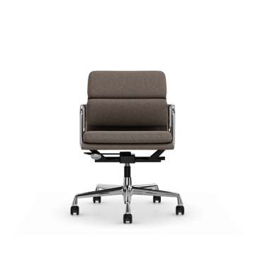 Soft Pad Chair EA 217 polerat kromstativ - Fossil - Vitra