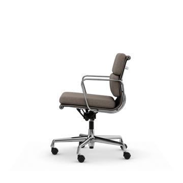 Soft Pad Chair EA 217 polerat kromstativ - Fossil - Vitra