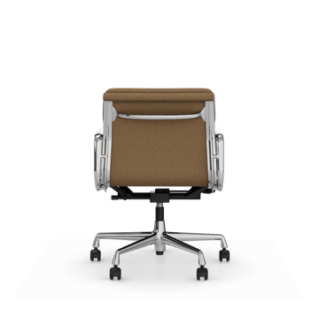 Soft Pad Chair EA 217 polerat kromstativ - Papyrus - Vitra