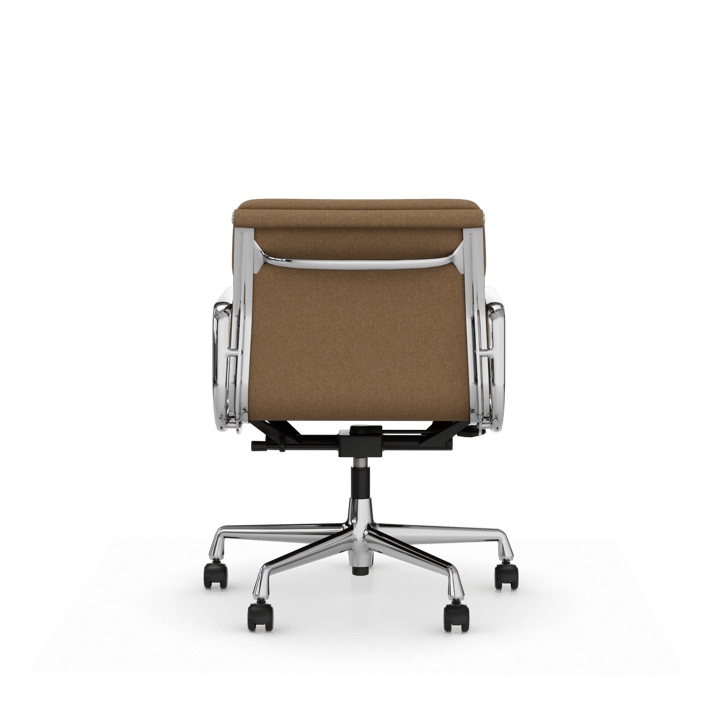 Soft Pad Chair EA 217 polerat kromstativ, Papyrus Vitra