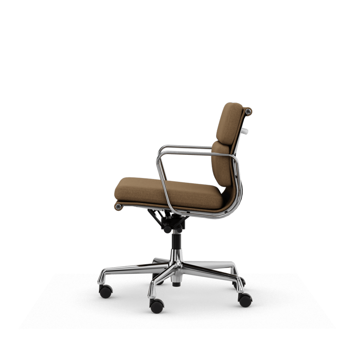 Soft Pad Chair EA 217 polerat kromstativ, Papyrus Vitra