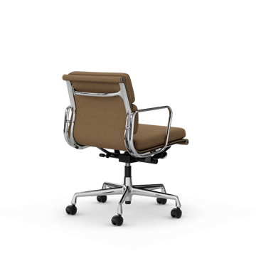 Soft Pad Chair EA 217 polerat kromstativ - Papyrus - Vitra