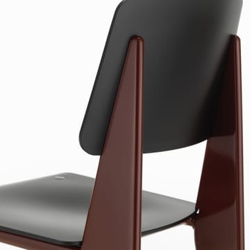 Standard SP stol - Deep black-Japanese red - Vitra