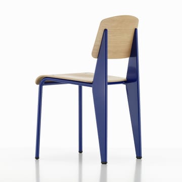 Standard stol - ek natur, prouvé bleu marcoule stativ - Vitra