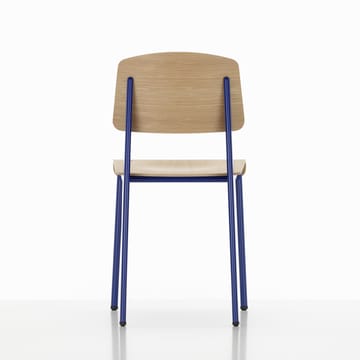 Standard stol - ek natur, prouvé bleu marcoule stativ - Vitra