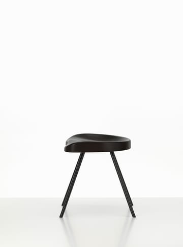 Tabouret No 307 pall - Dark oak-Deep black - Vitra