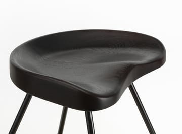 Tabouret No 307 pall - Dark oak-Deep black - Vitra