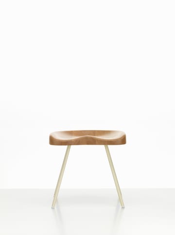 Tabouret No 307 pall - Oak-Prouvé blanc colombe - Vitra