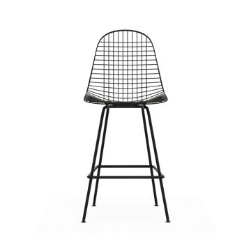 Wire Stool barpall - Medium Black - Vitra