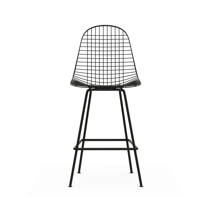 Wire Stool barpall, Medium Black Vitra