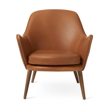 Dwell loungestol - Silk 250 camel-ben i rökt ek - Warm Nordic