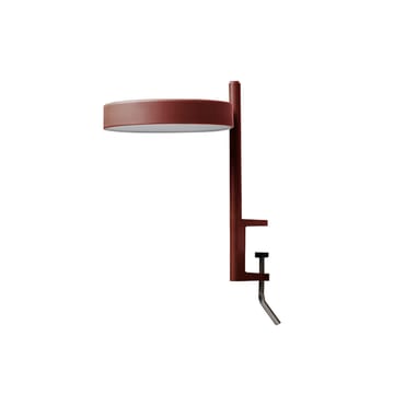 w182 Pastille c1 bordslampa - oxide red, kort arm, klämfäste - Wästberg