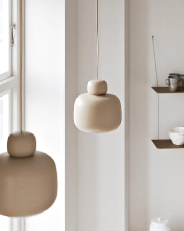 Stone taklampa large - Beige - Woud