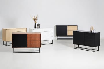 Virka sideboard high 120x40x82 cm - Ek - Woud