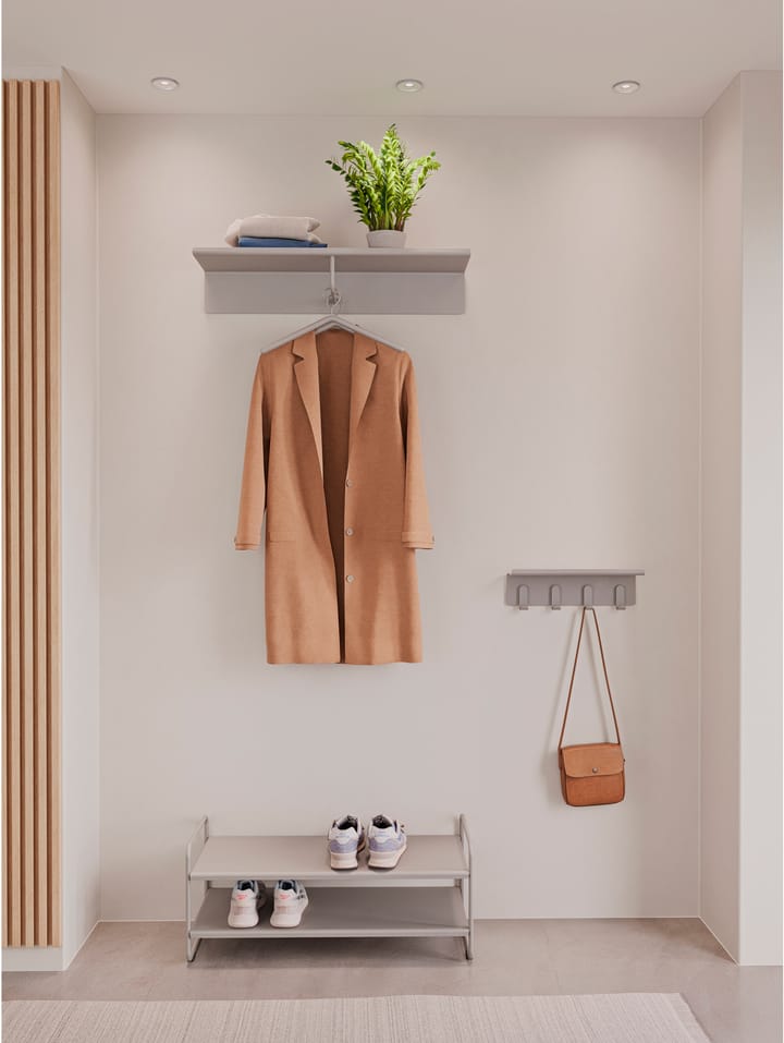 A-shoe rack skohylla 33x80 cm - Soft grey - Zone Denmark