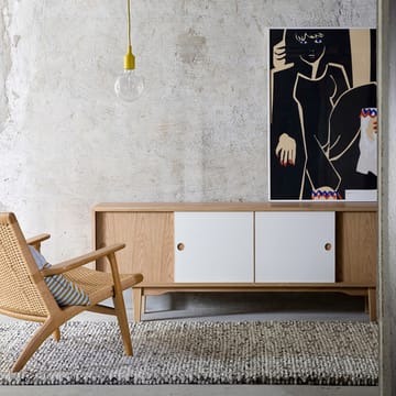 Moodi 180 sideboard - grå/vit, ekstomme - Zweed